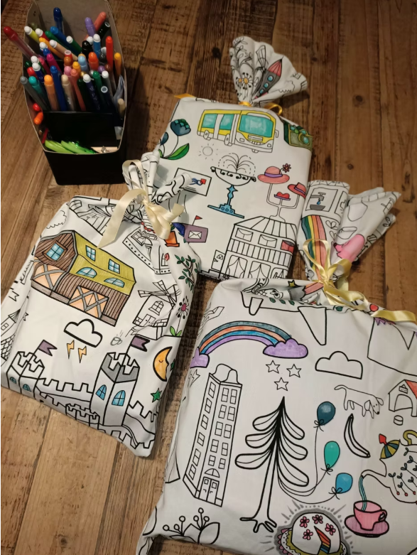  L'Emballage Cadeau en Tissu